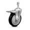 Service Caster 5 Inch Black Polyurethane Swivel 3/8 Inch Stem Caster with Total Lock Brake SCC SCC-TSTTL20S514-PPUB-BLK-381615 - alternate 1